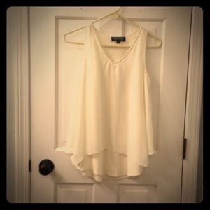 Context swing back flare tank